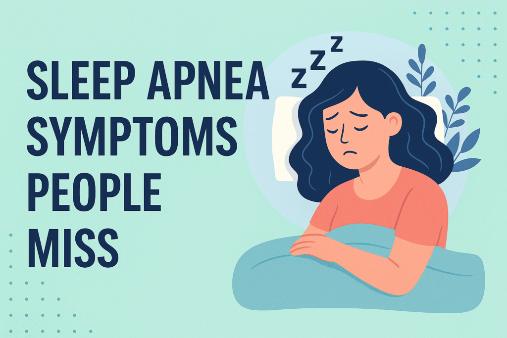 Sleep Apnea Symptoms People Miss